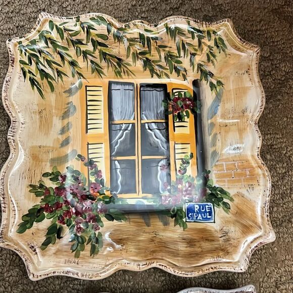 Tabletops Unlimited Rue de Paris Salad Plates – Set of 4 - Picture 5 of 7